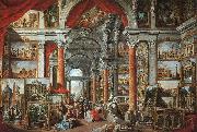 Giovanni Paolo Pannini Picture gallery with views of modern Rome USA oil painting artist